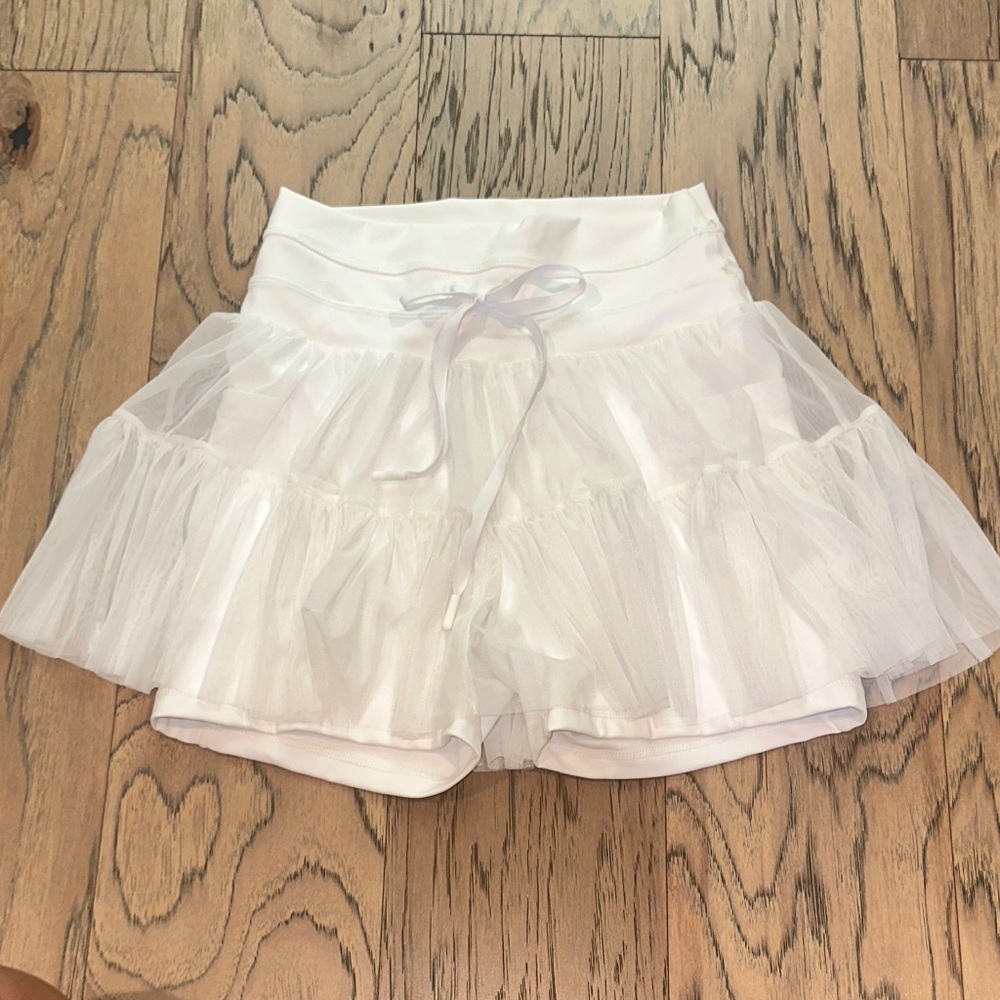 POPFLEX White Layered Skirt